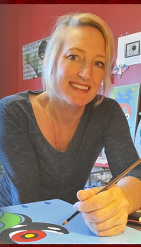 Marie Crawford painting